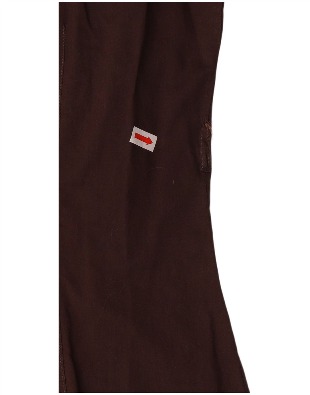 BENETTON Kortærmet skjortekjole til kvinder UK 12 Medium Brun