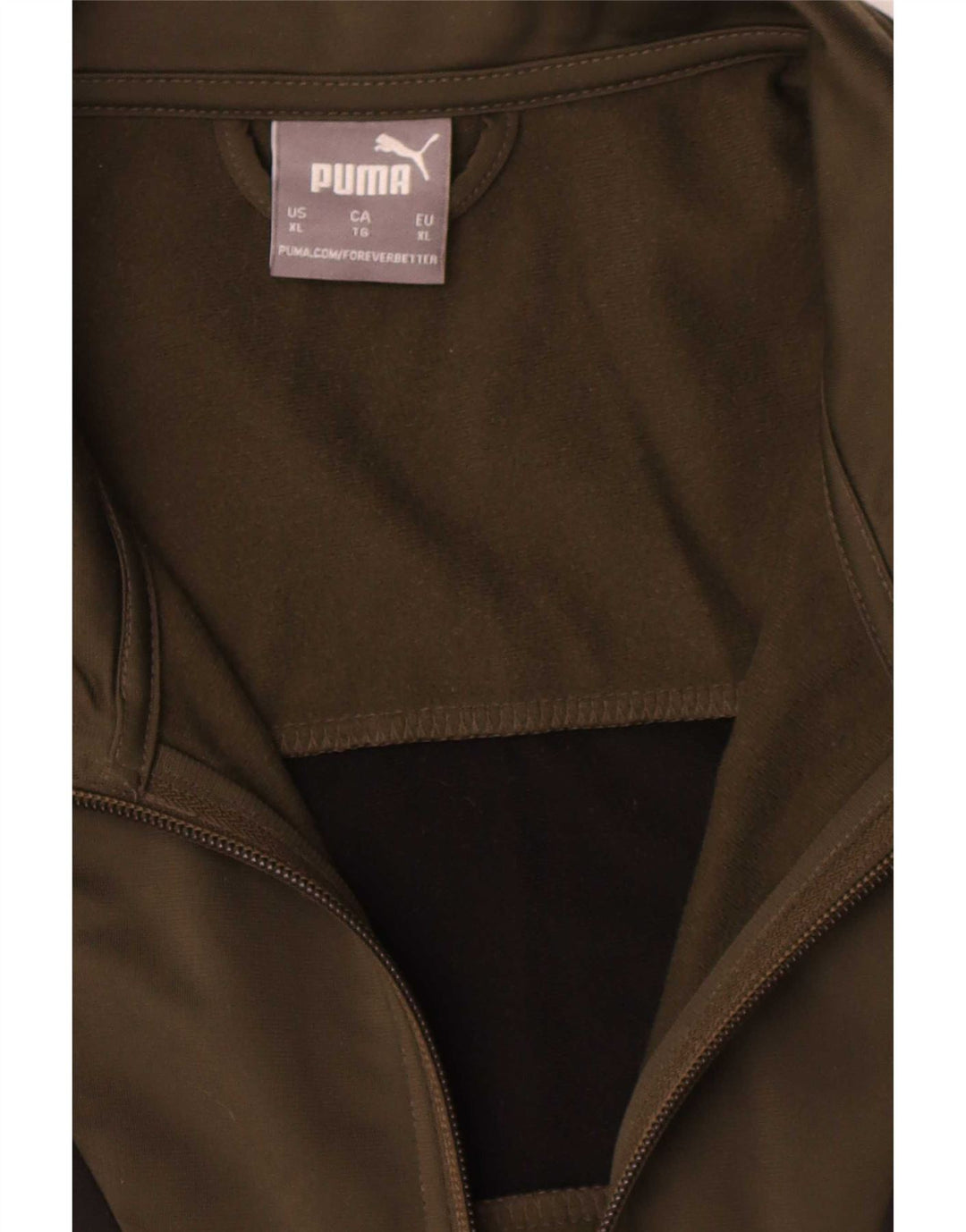 Puma Træningsdragt til mænd Topjakke XL Khaki Colourblock Polyester