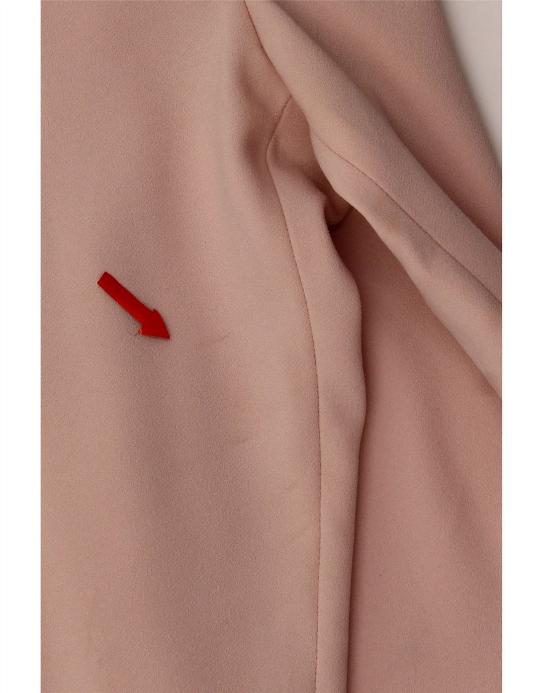 Zara Slim Chino-bukser til kvinder Small W27 L26 Pink Polyester