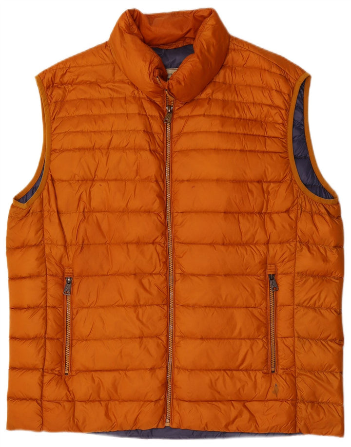 Marlboro Classics Herre Polstret Gilet UK 44 2XL Brun Polyamid