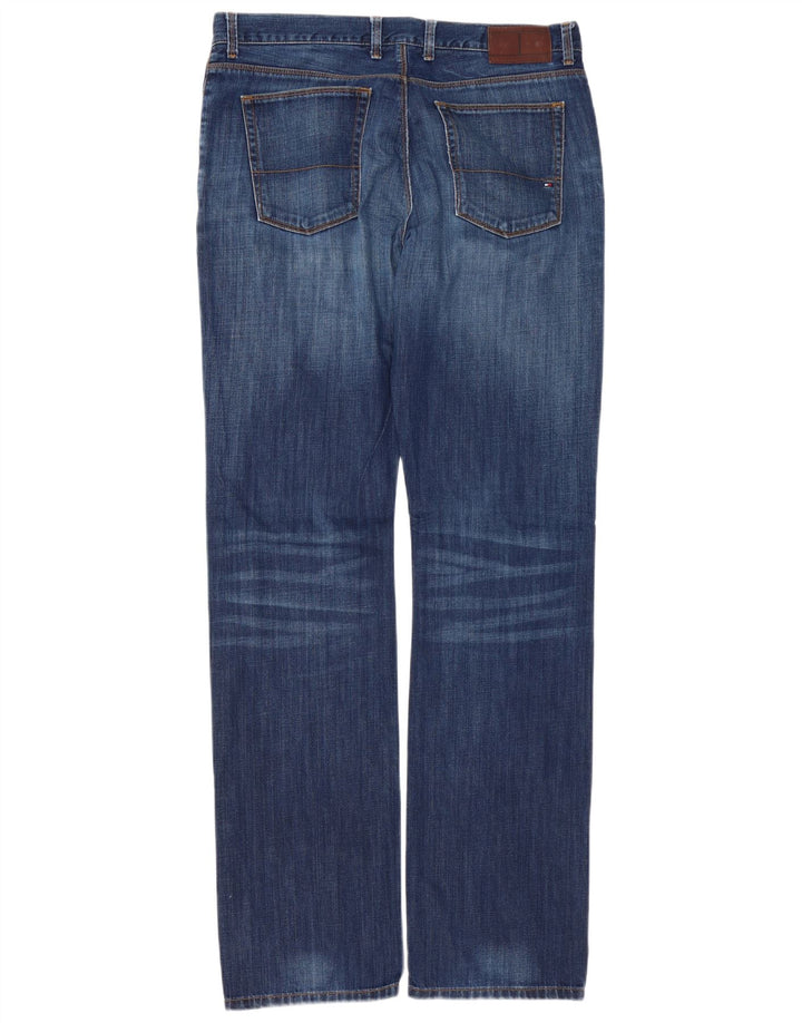 TOMMY HILFIGER Mercer Straight Jeans til mænd W36 L36 Blå Bomuld
