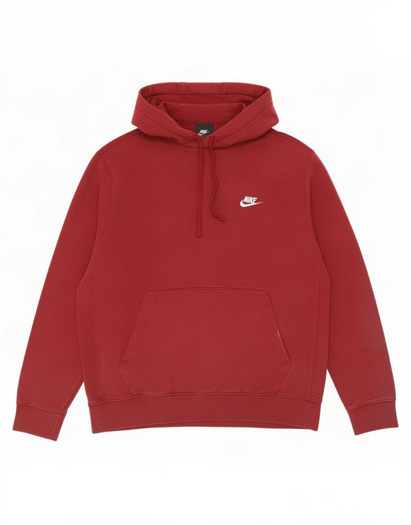 Nike Herre hættetrøje Jumper Large Bourgogne bomuld