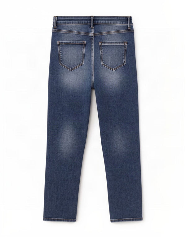 Marks & Spencer Womens The Carrie Cropped Jeans UK 10 Small W28 L21 Blue