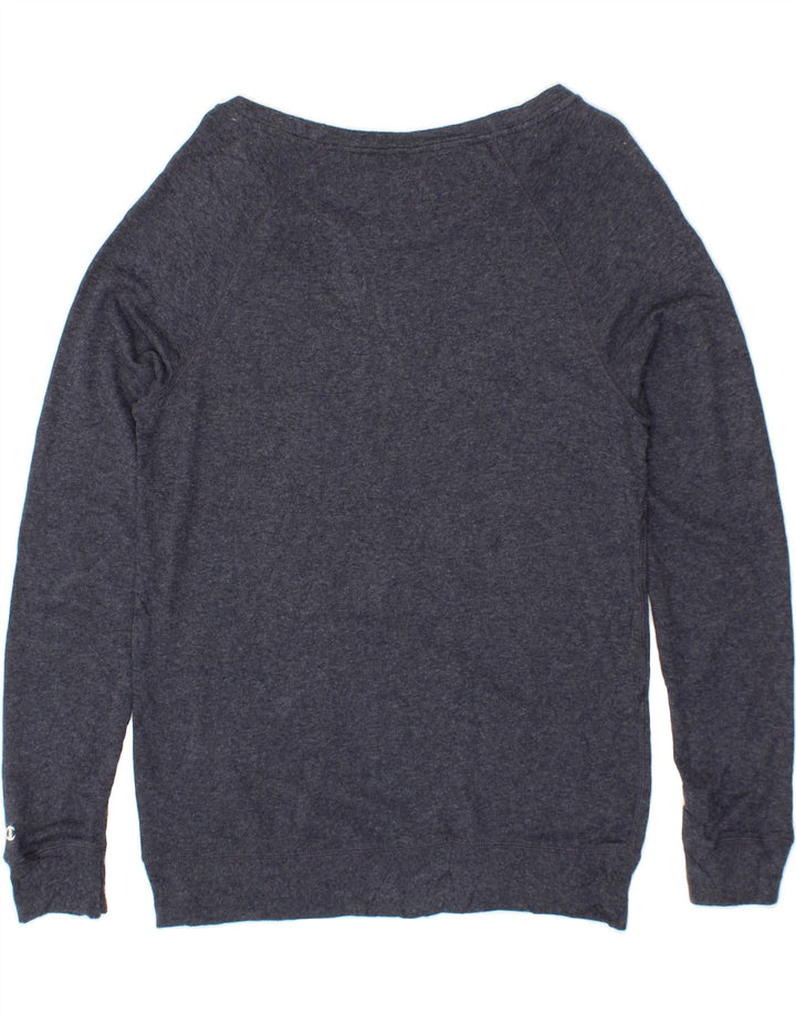 CHAMPION Mens Graphic Sweatshirt Jumper Large Navy Blue Viscose Vintage Champion and Second-Hand Champion from Messina Hembry 