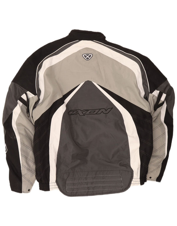 Ixon Herre Graphic Racer Jacket UK 50 5XL Grå Colourblock