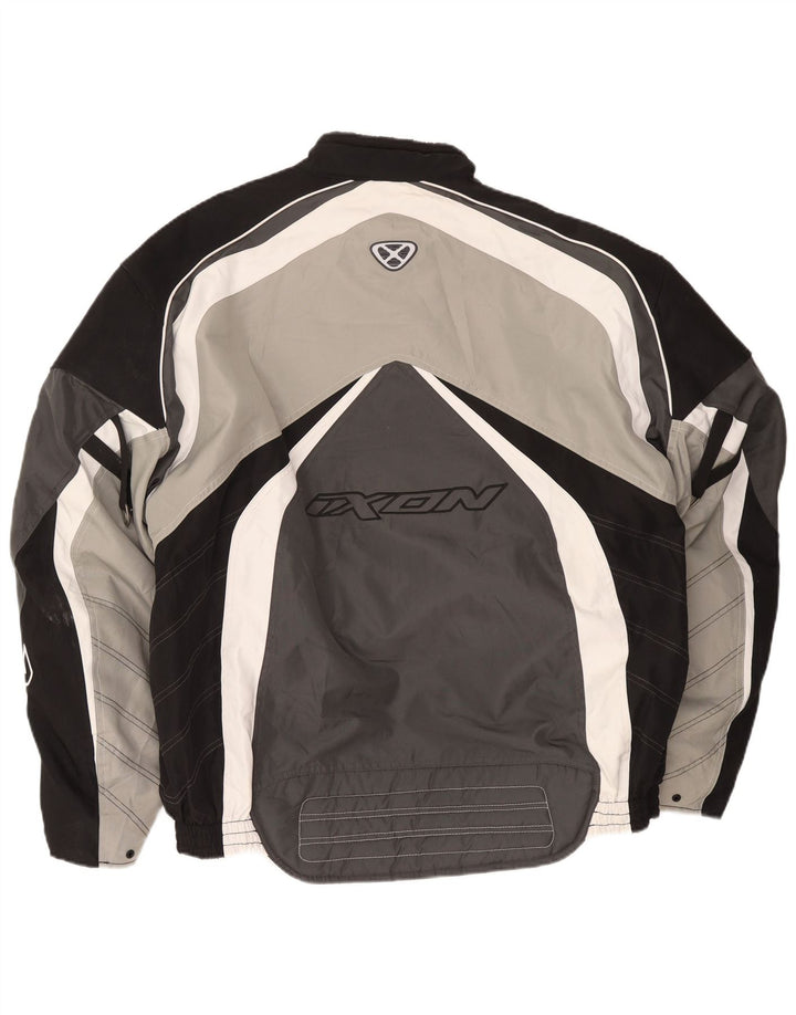 Ixon Herre Graphic Racer Jacket UK 50 5XL Grå Colourblock