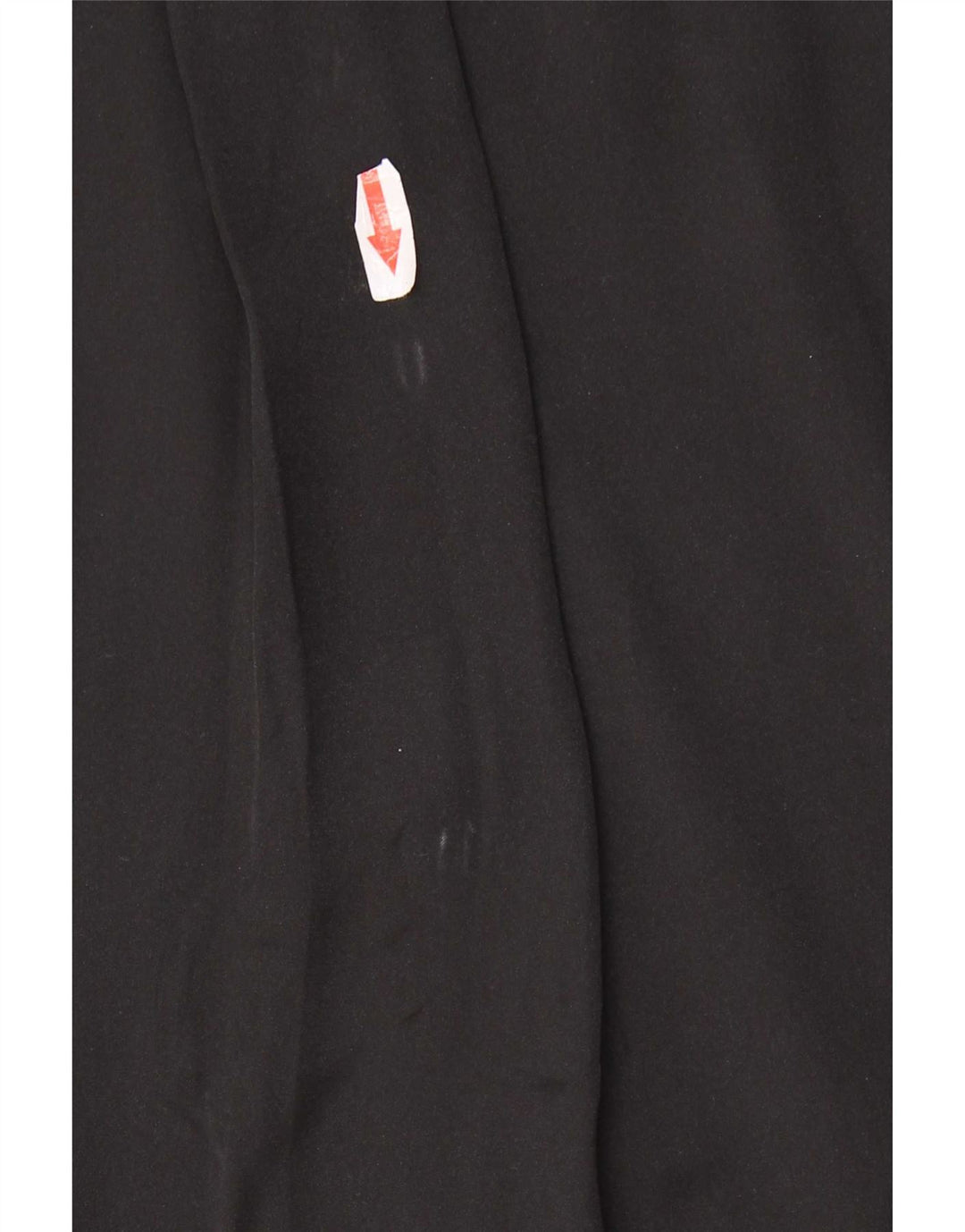 Zara Oversized skjortebluse til kvinder UK 10 Lille sort polyester