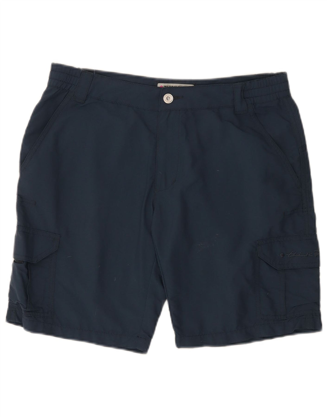 TÆNK PINK Dame Cargo Shorts W30 Medium Navy Blue