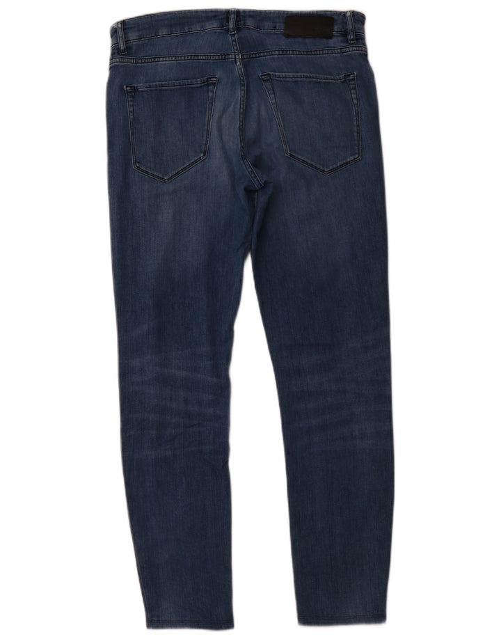 HUGO BOSS Dame Slim Jeans W32 L29 Blå Bomuld