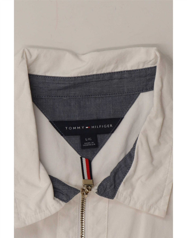 Tommy Hilfiger Dame Pullover Shirt UK 16 Large White