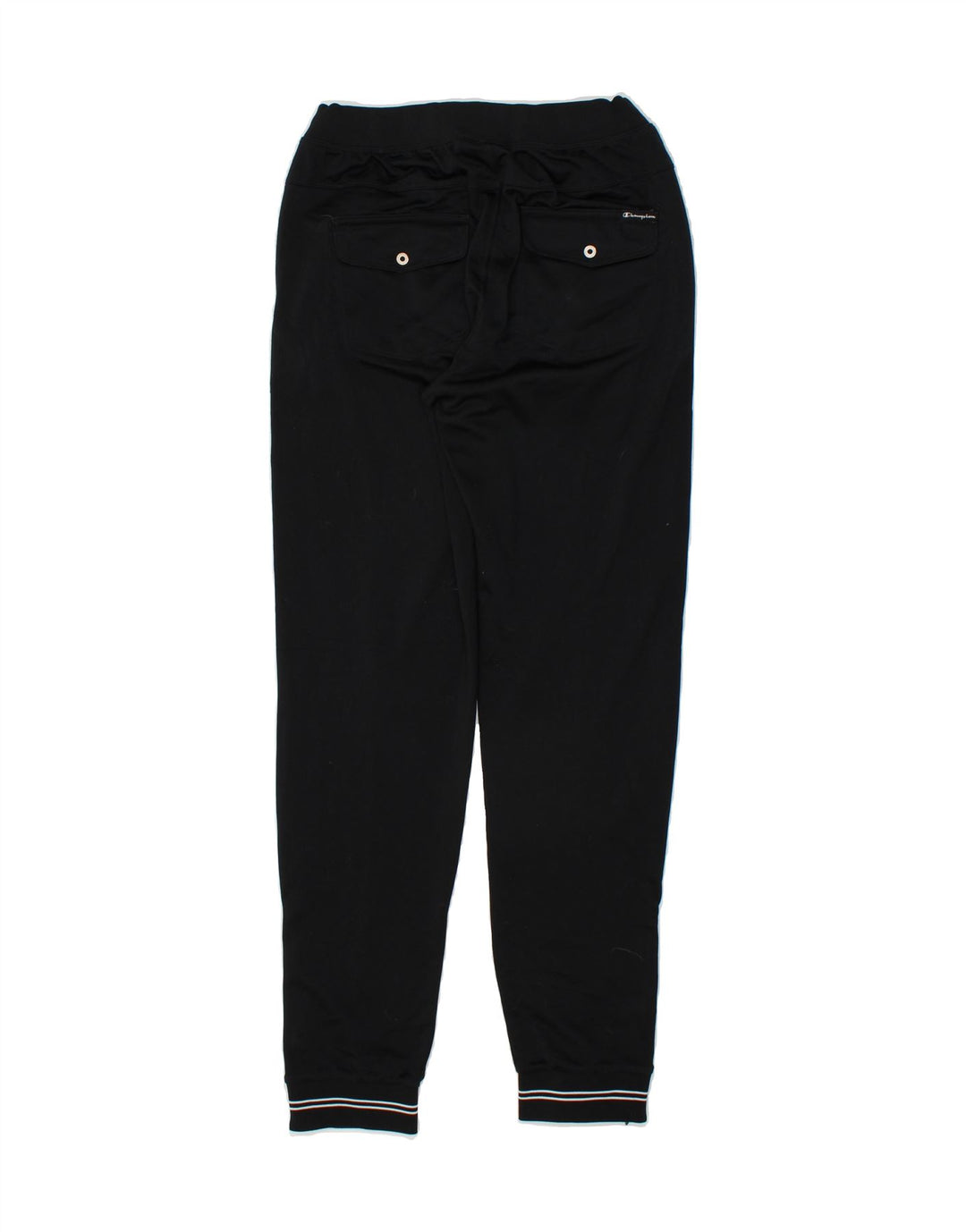CHAMPION Womens Tracksuit Trousers Joggers UK 8 Small  Black Polyester Vintage Champion and Second-Hand Champion from Messina Hembry 