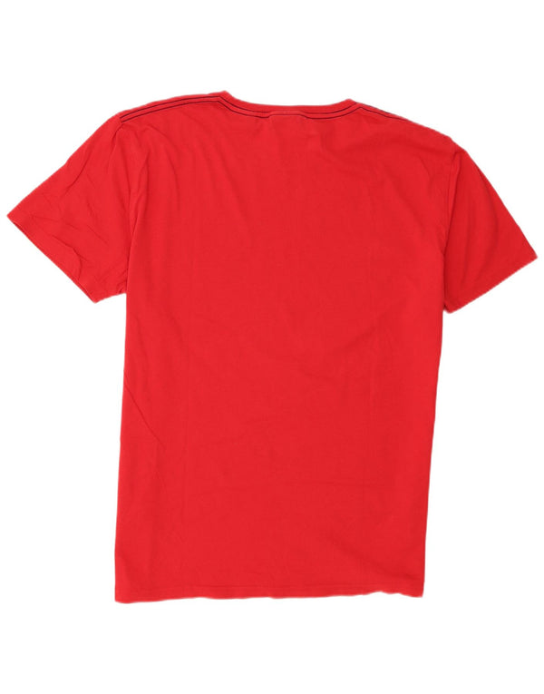 Gant Herre grafisk T-shirt Top XL Rød Bomuld