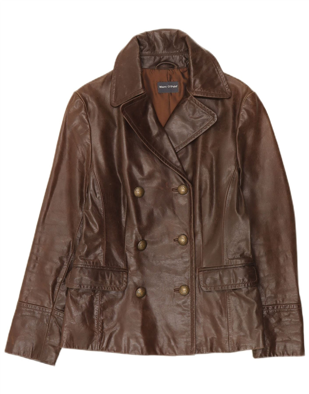 Marc O'Polo dobbeltradet damejakke EU 38 Medium Brun