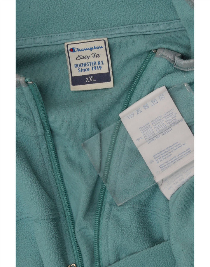Champion Dame Easy Fit Fleecejakke UK 20 2XL Blå Polyester
