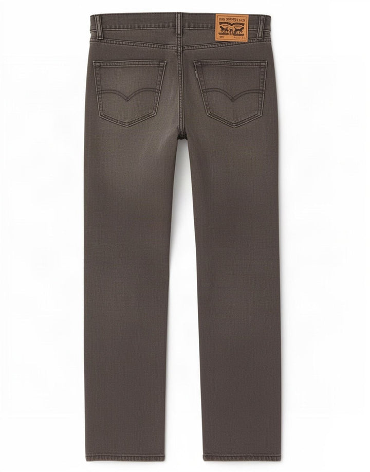 Levi's Herre 505 Straight Jeans W32 L32 Grå Bomuld