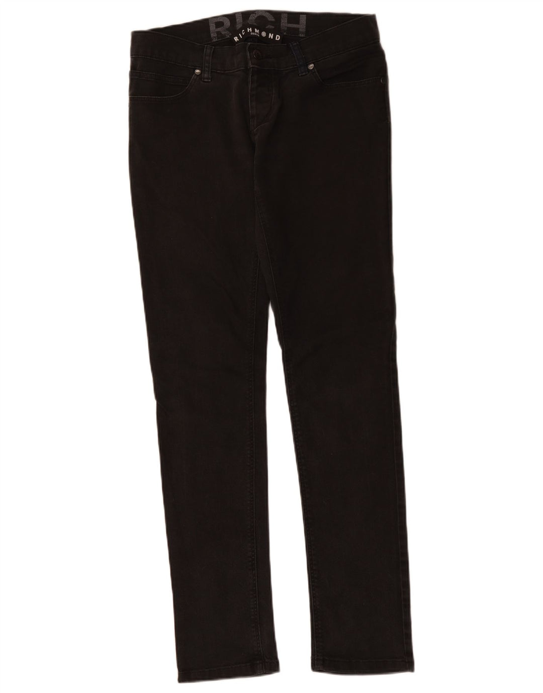 Richmond Dame Slim Jeans W30 L32 Sort Bomuld