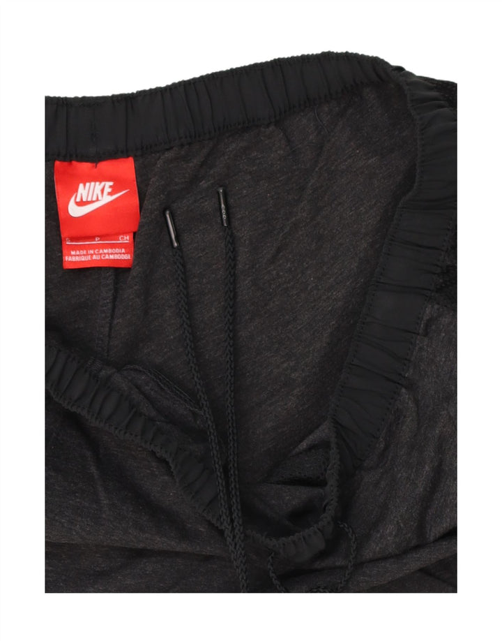 NIKE Womens Sport Shorts UK 10 Small Black Colourblock Vintage Nike and Second-Hand Nike from Messina Hembry 