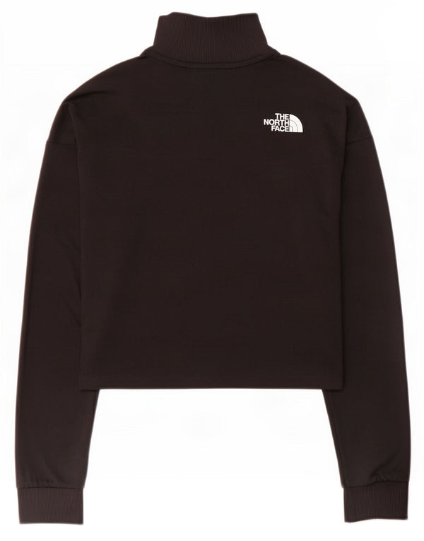 The North Face Womens Crop Graphic Pullover træningsdragt Top UK 10 Small Black