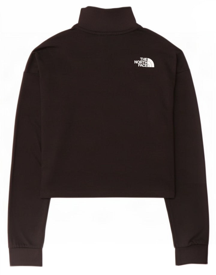 The North Face Womens Crop Graphic Pullover træningsdragt Top UK 10 Small Black