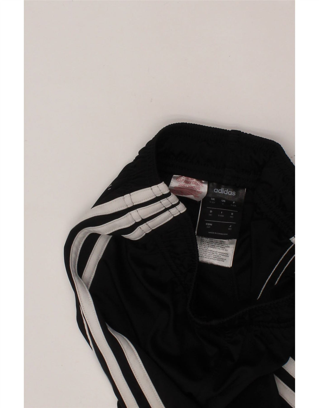 ADIDAS Drenge Sportshorts 9-10 År Sort Polyester