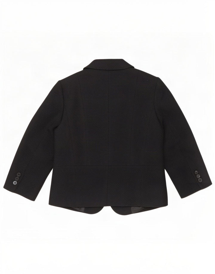 Marks & Spencer Dame 3/4 ærmer 5 knaps blazerjakke UK 16 Large Black