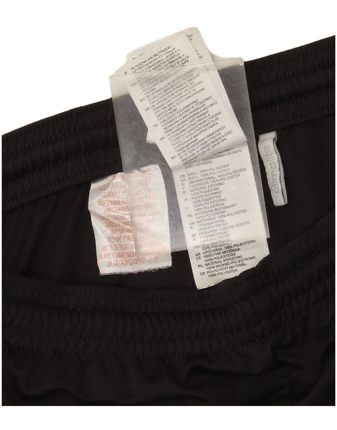 Adidas Boys Climalite Sportshorts 12-13 år Stor sort polyester