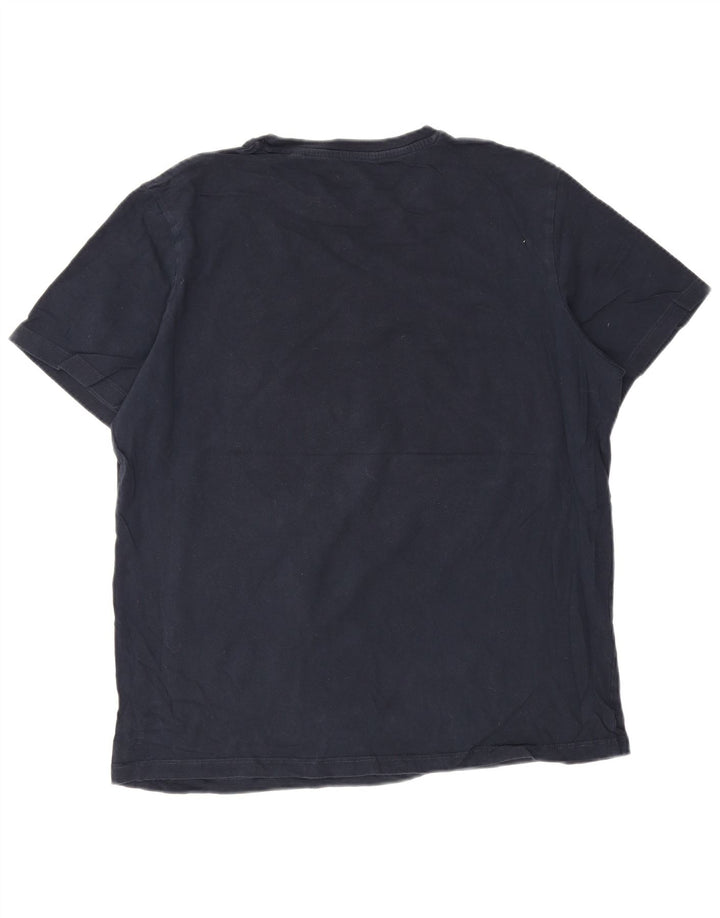 Jack & Jones Herre grafisk T-shirt top 2XL marineblå