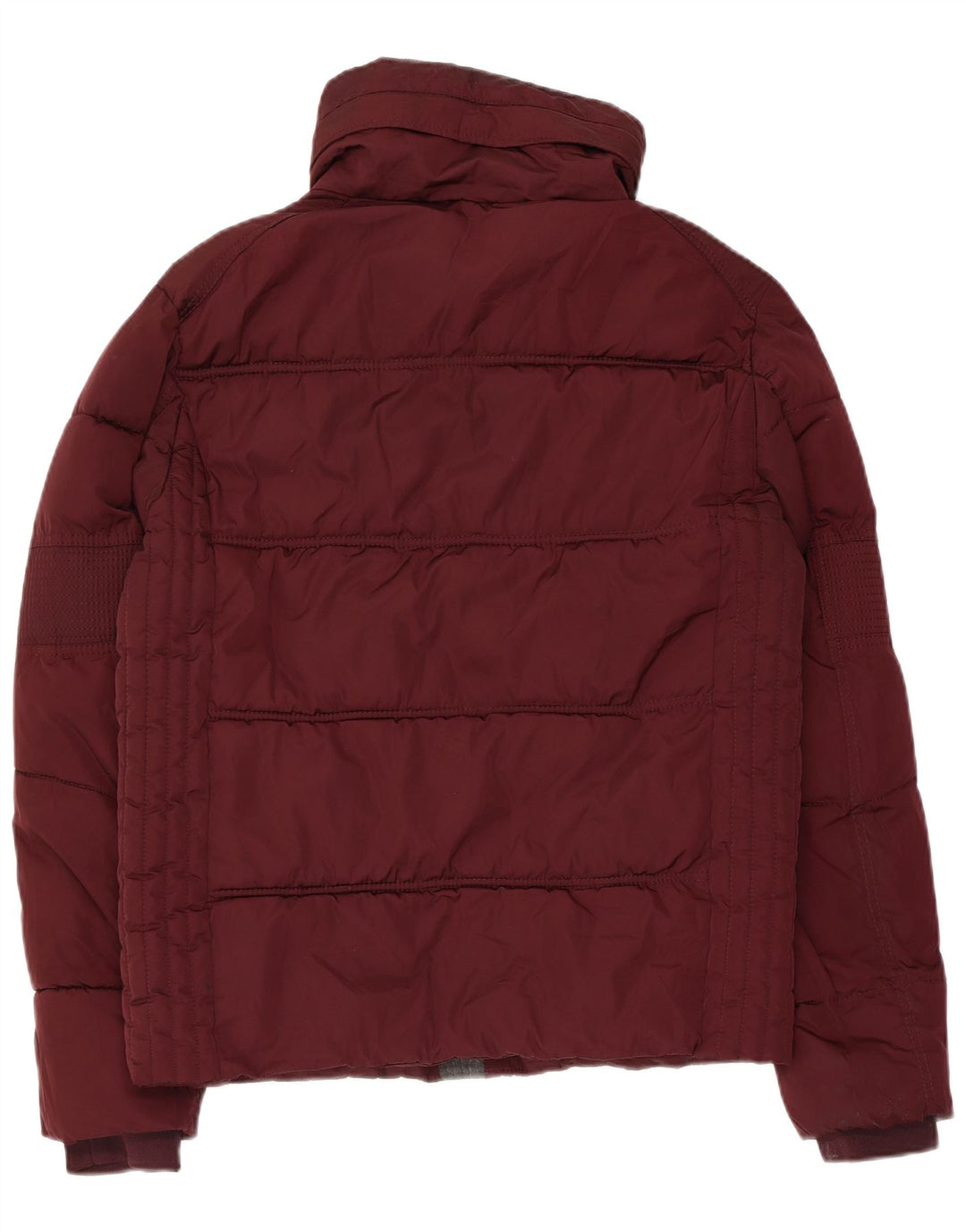 Zara Polstret Herrejakke UK 38 Medium Maroon Polyester