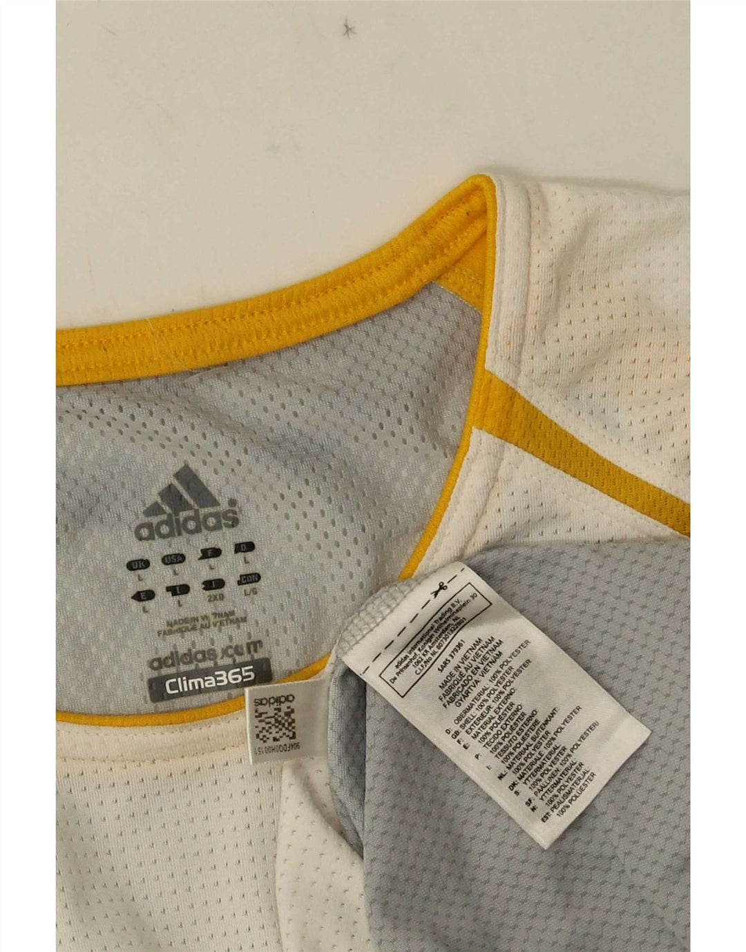 Adidas Herre Clima 365 Vest Top Stor Hvid Polyester