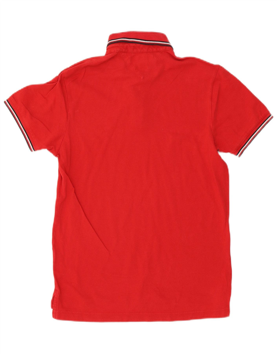 Tommy Hilfiger Herre Slim Fit Polo Shirt Medium Rød