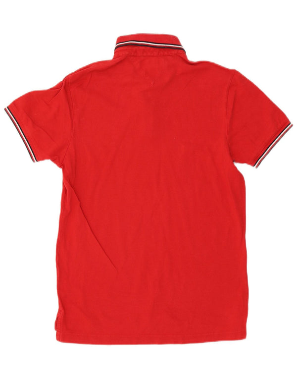 Tommy Hilfiger Herre Slim Fit Polo Shirt Medium Rød