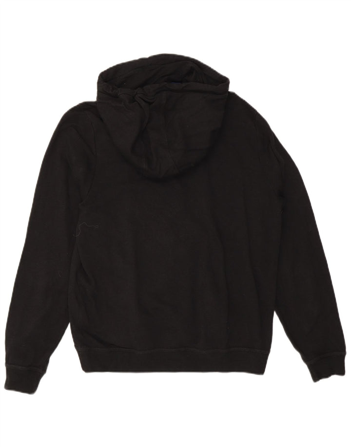 Nike Dame Hættetrøje UK 12 Medium Sort Bomuld