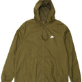 NIKE Regnjakke med hætte til mænd UK 42 XL Khaki Nylon