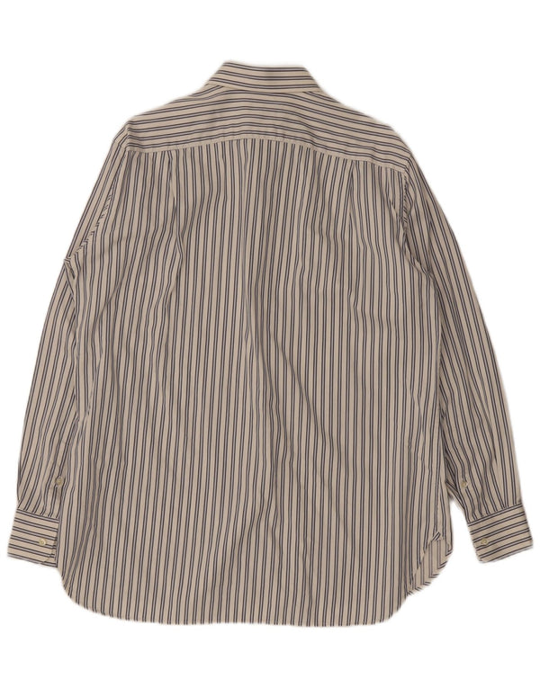 Murphy & Nye Herreskjorte Medium hvid stribet