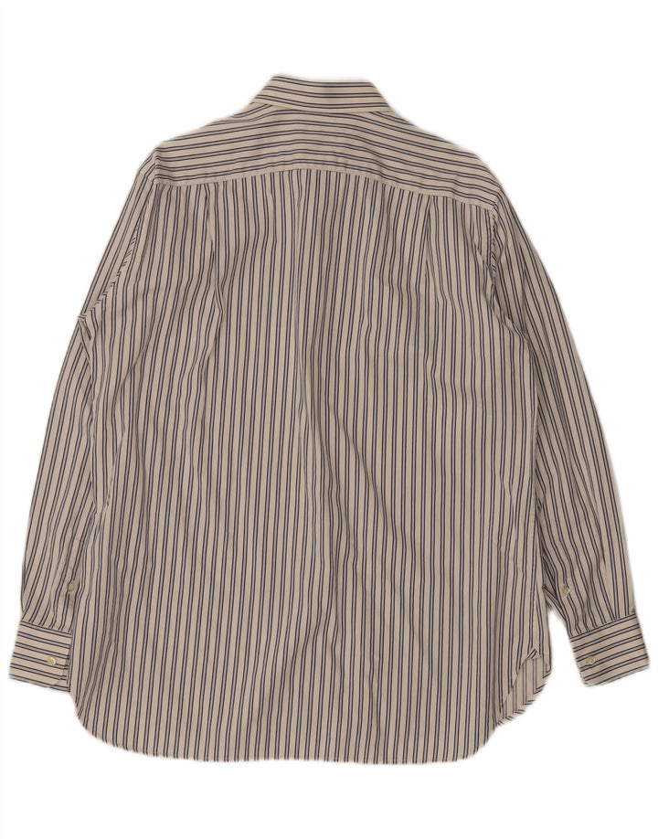 Murphy & Nye Herreskjorte Medium hvid stribet