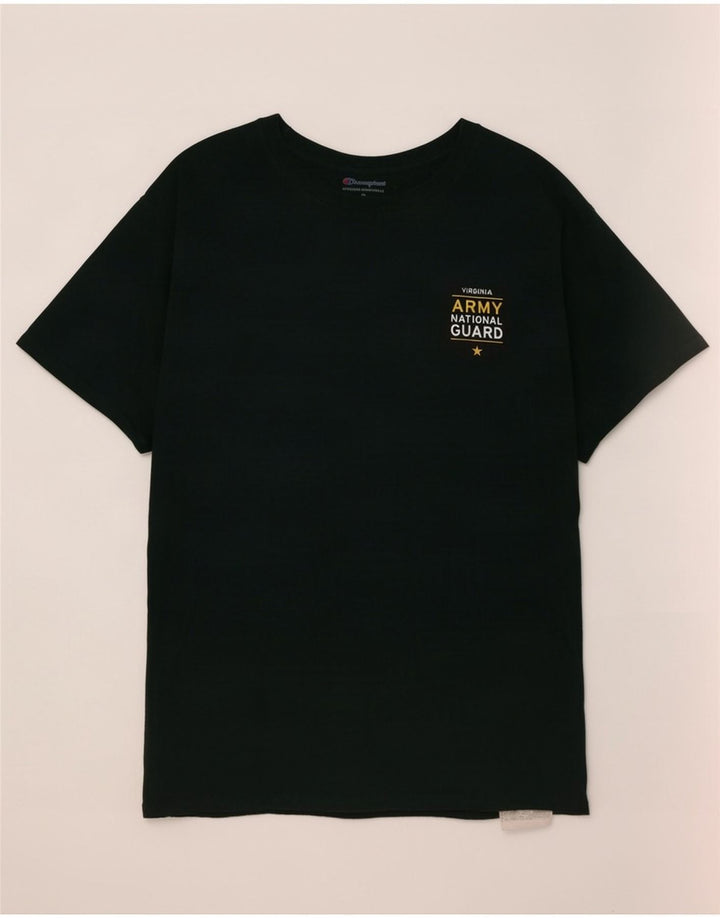Champion Herre grafisk T-shirt Top mellemgrøn bomuld