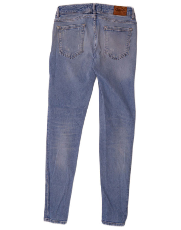 Superdry Cassie Skinny Jeans til kvinder W27 L30 blå bomuld