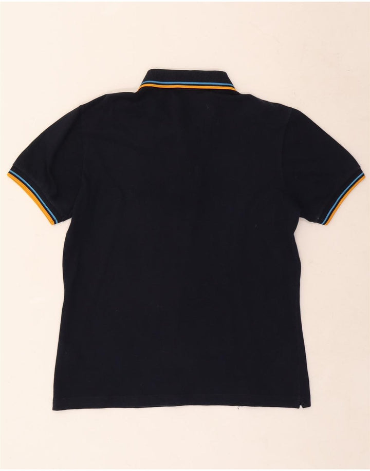 Fred Perry Herre poloshirt Medium marineblå stribet bomuld