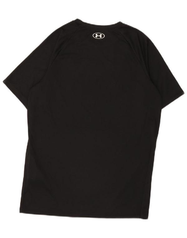 Under Armour Boys Loose Fit Grafisk T-Shirt Top 13-14 år XL Sort