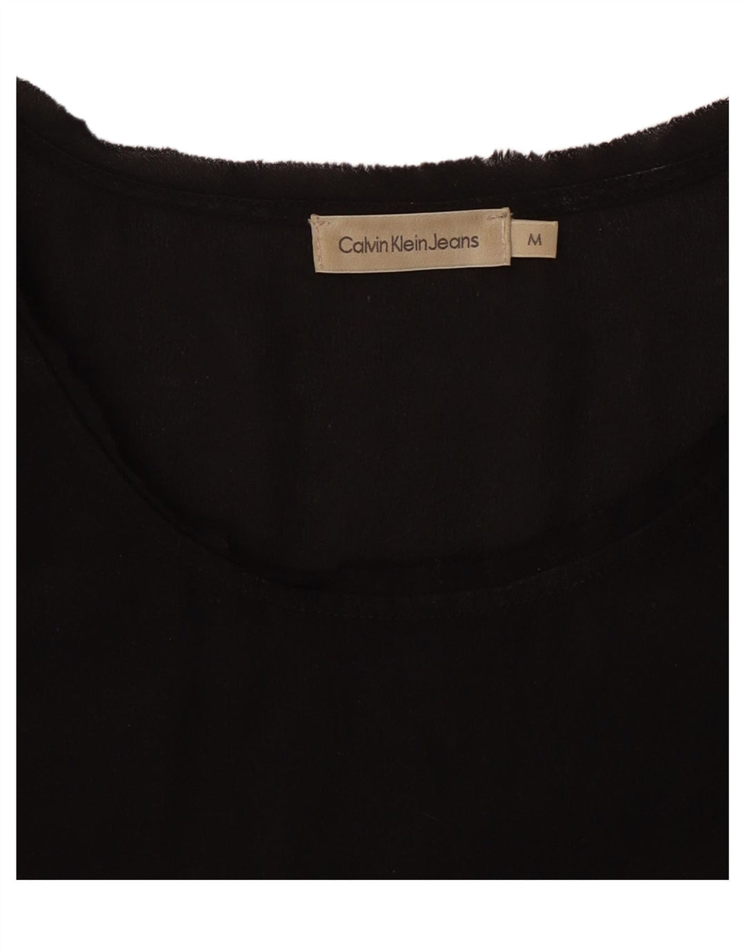 Calvin Klein Jeans Damebluse Top UK 14 Medium Sort