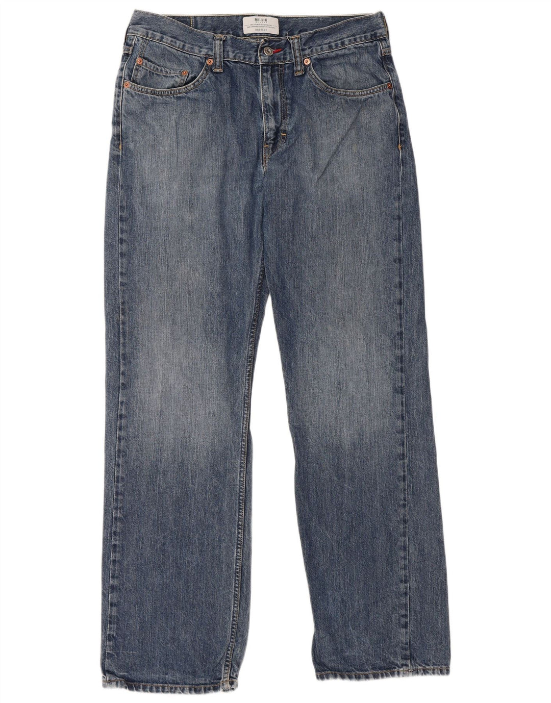 Mustang Herre Bootcut Jeans W34 L34 Blå Bomuld