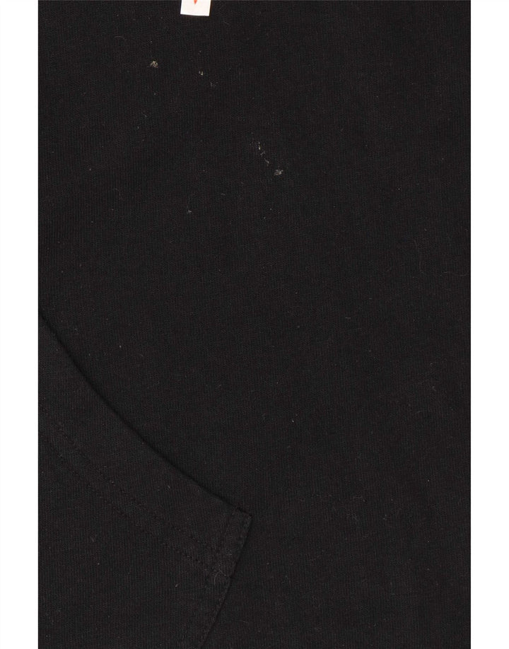 Marks & Spencer Dame Regular Fit Hættetrøje med lynlås UK 16 Large Sort