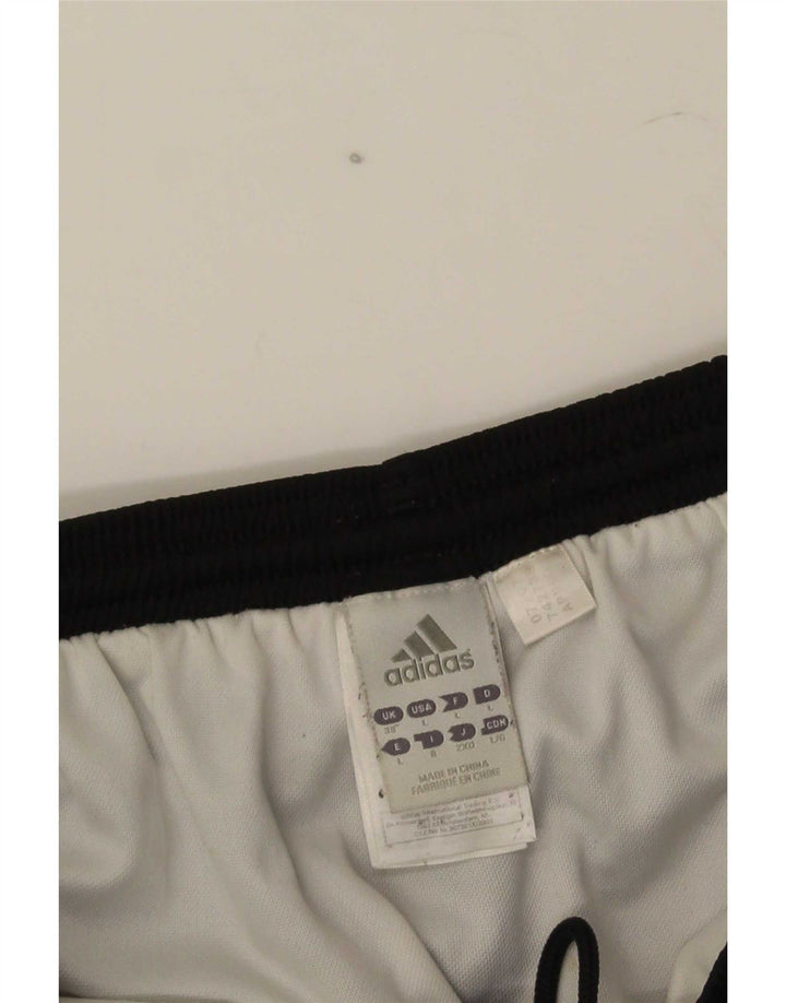 Adidas Herre Climalite Sportshorts Store sortstribede polyester