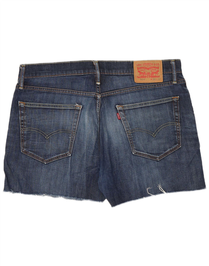 Levi's Herre 504 denimshorts W36 Large Blue Cotton