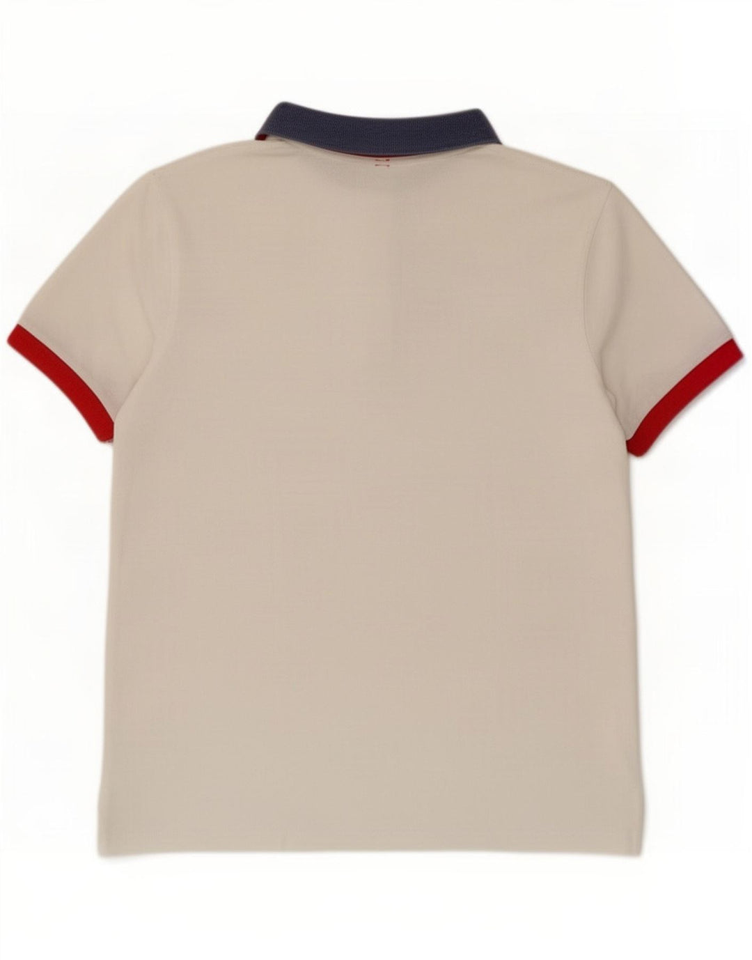 Sun68 Herre poloshirt Medium White Colourblock Bomuld