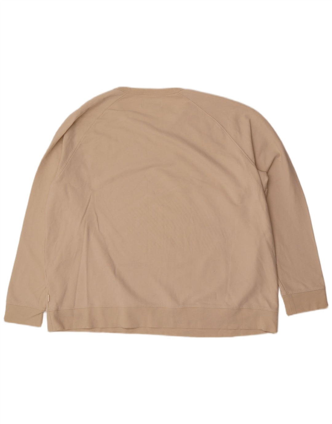 Marks & Spencer Dame Sweatshirt Jumper UK 22 3XL Beige Bomuld