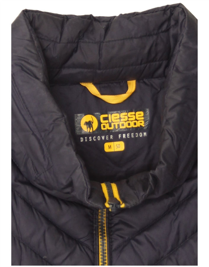Ciesse Piumini Herre Polstret Gilet Størrelse 50 Medium Navy Blue Nylon