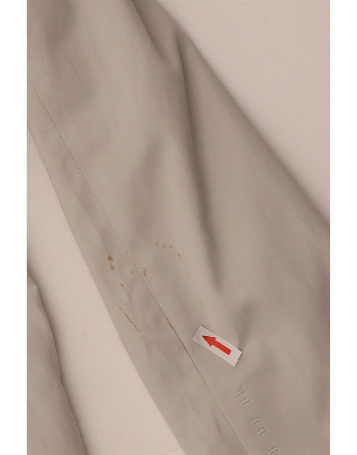 Zara Herre 2-knaps blazerjakke EU 52 Stor Beige Bomuld