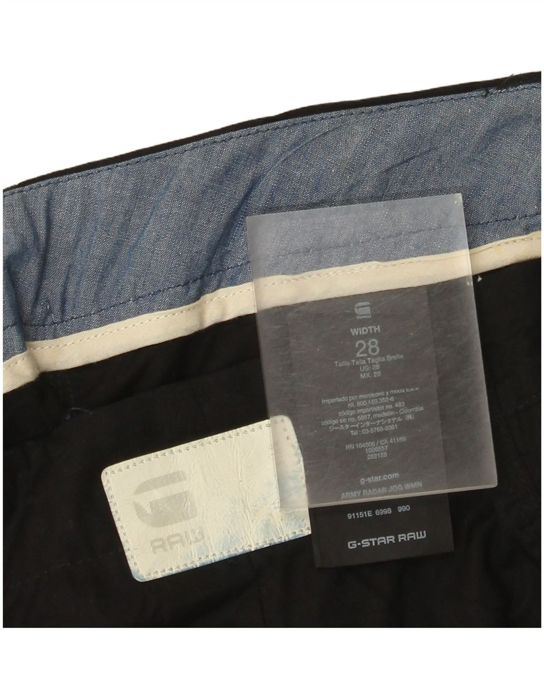 G-Star Dame Joggers Cargo Bukser W28 L27 Sort Lyocell