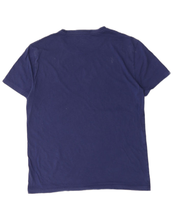 Polo Ralph Lauren Herre Custom Slim Fit T-shirt Top Medium Blue Bomuld